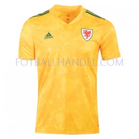 Herre Fotballdrakter Wales Borte Euro 2020 Kortermet